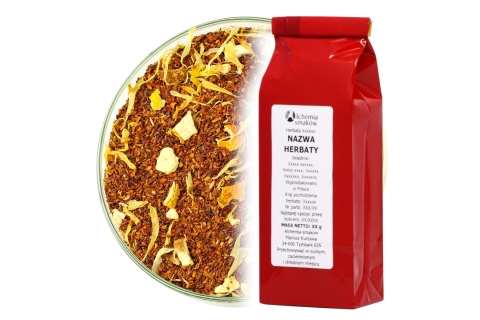 Herbata ROOIBOS LEMON (OT) (50g) Orzeźwiająca Świeżość Cytryny !